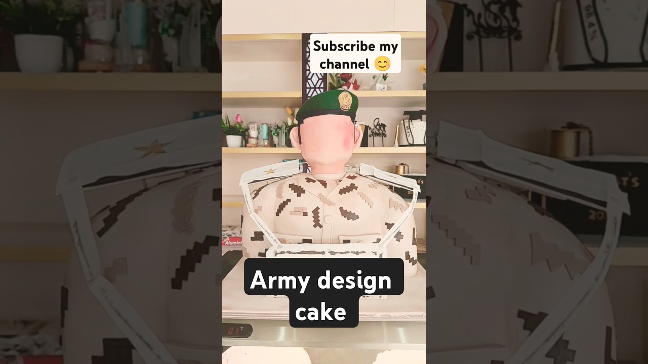 army design cake #army #cake