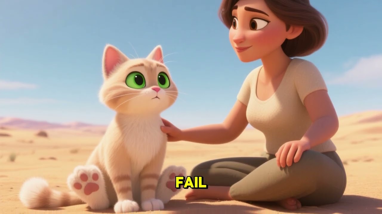 The Sand Cat Who Tried Again | An Inspiring Story About Never Giving Up