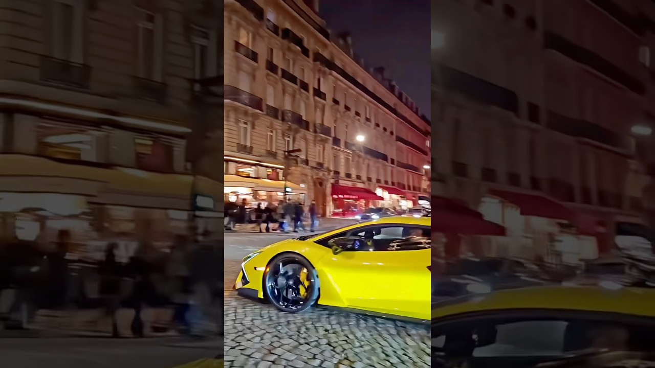 The DMC Lamborghini Revuelto spotted in Paris with a Carbon Fiber Rear Wing spoiler & Body kit 🇫🇷