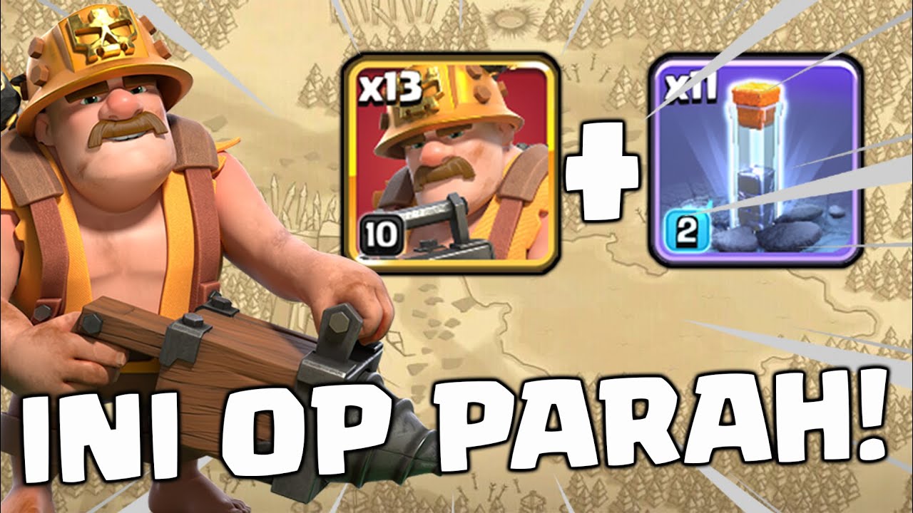 TH16 VS TH17! MINER SUPER TOTEM SPELL