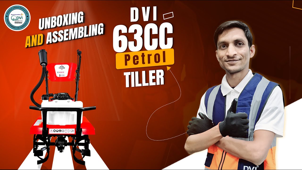 Dvi 63cc tiller unboxing and assembling Video| How To Assemble  Mini Power Tiller | Power Weeder |