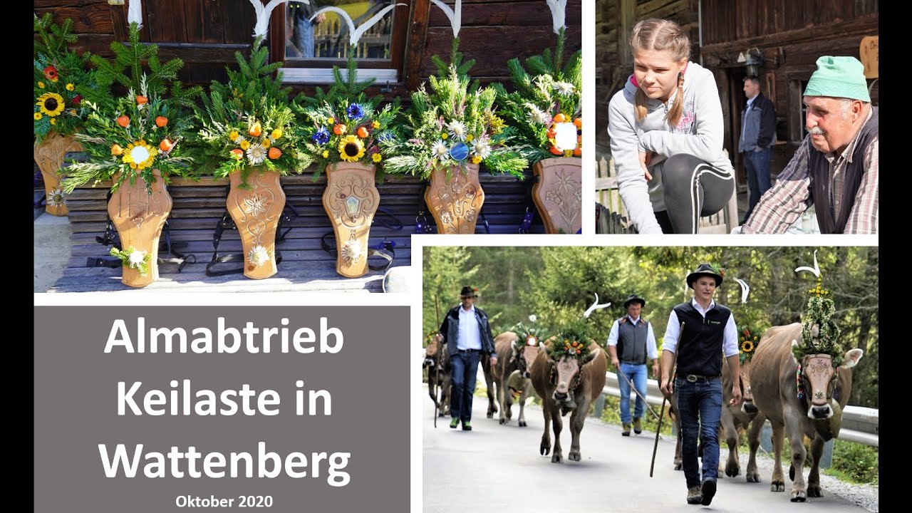 Almabtrieb Keil Hans von der Keilaste in Wattenberg Oktober 2020