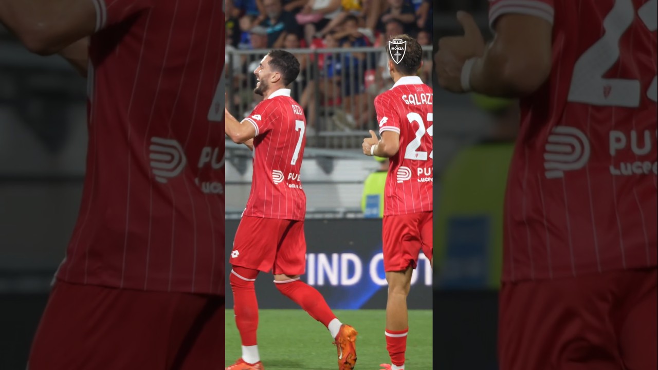 Sardo 👟 ➡️ Azzi ⚽️ #ACMonza #MonzaInter #Azzi #Shorts
