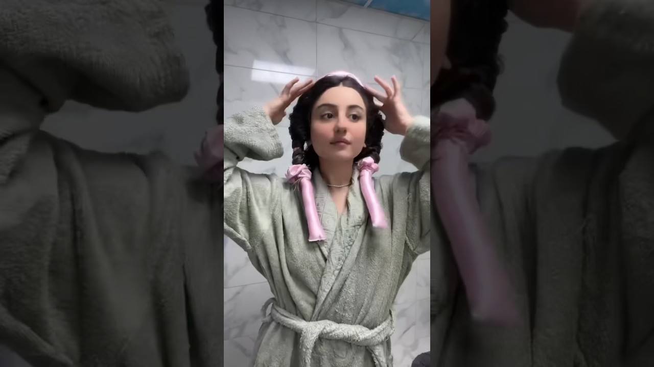 Isısız 24 saat kalıcı dolgunluk ve sağlıklı dalgalar 💖 #hairstyle #shorts #heatlesshairstyles