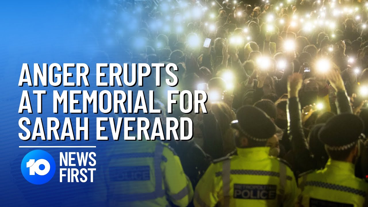 Arrests At Sarah Everard Vigil Attended By Duchess Of Cambridge Kate Middleton | 10 News First