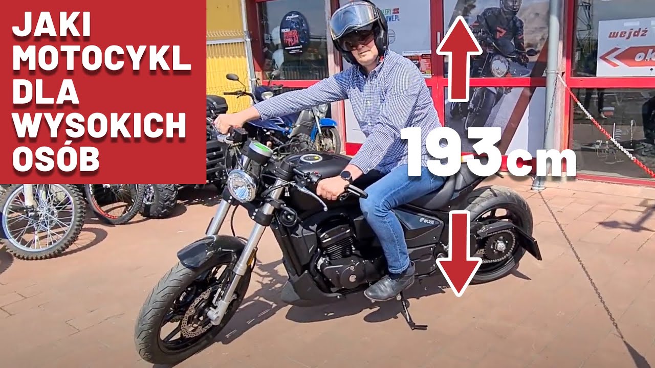 Jaki motocykl o pojemności 125c dla wzrostu 193cm? Junak M15