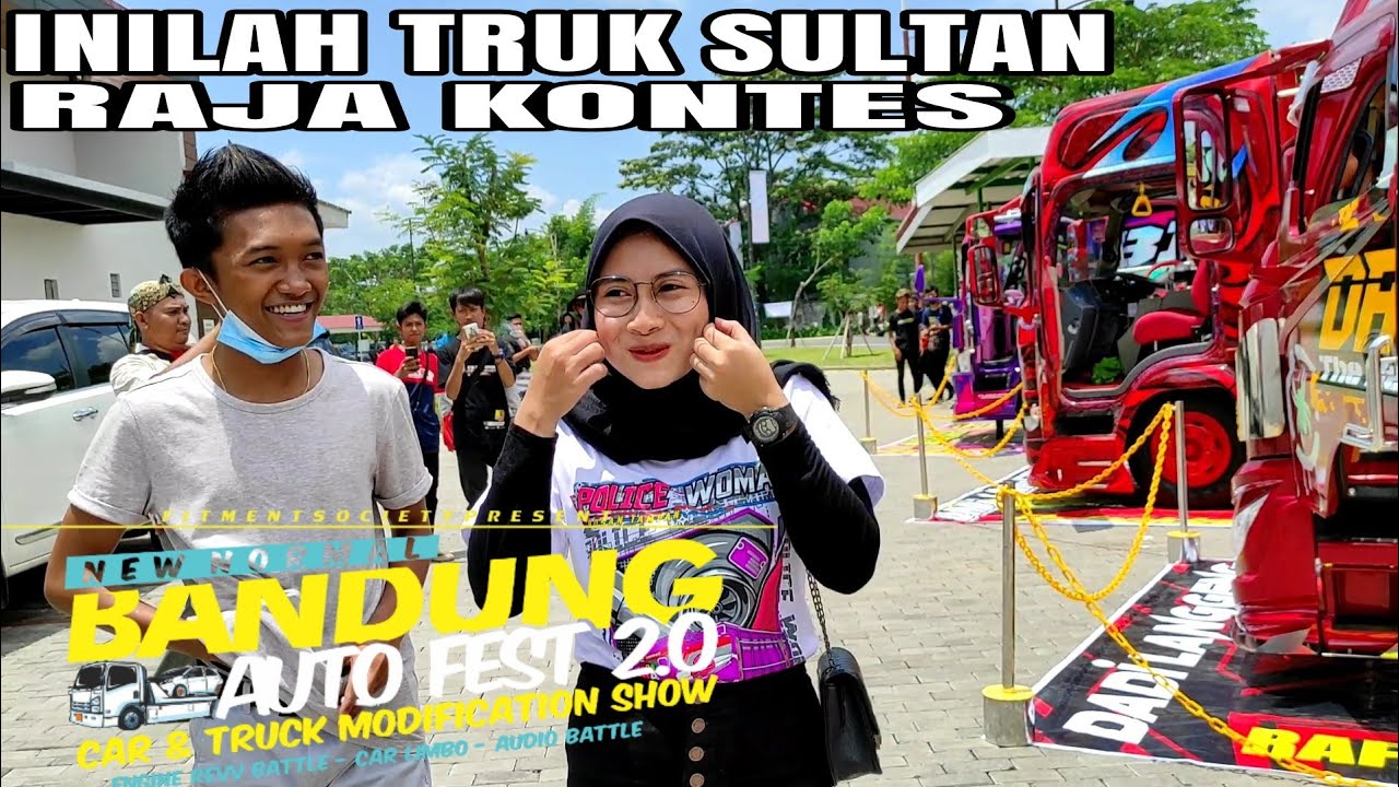 Rendi & Mita Mpot di Truk Sultan di Kontes Bandung Auto Fest 20