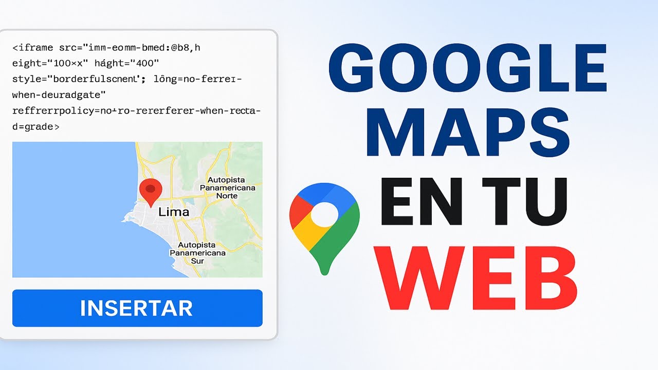 🔥Como Insertar Google Maps Personalizado en tu Web con HTML 2025