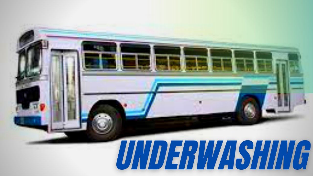 Under Washing Lanka Ashok Leyland Bus Athurugiriya Service Station