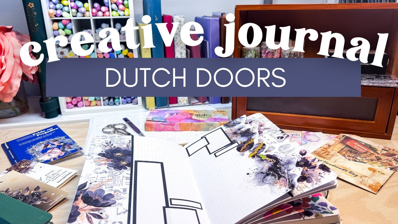 The very LAST Dutch door spread in my March creative journal!