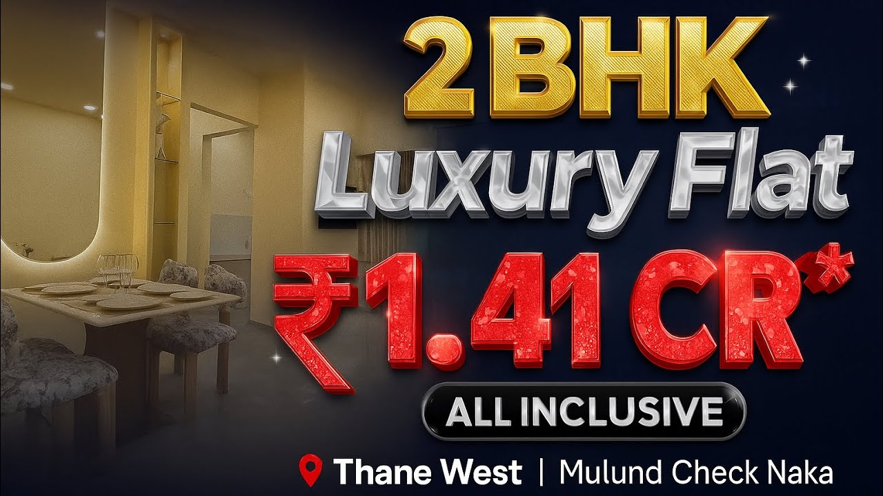 2 BHK flat || ₹ 1.41 cr  || Ashar Merac, Shree Nagar || Near Mulund Check Naka, Thane west #mumbai
