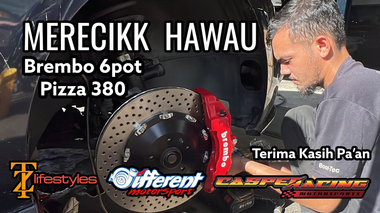 #merecikhawau #brembobrake BREMBO 6POT | ROTOR 380’ #volkswagen #mk6gti #vw #terbaik
