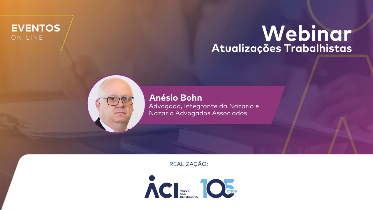 Webinar Atualizações Trabalhistas