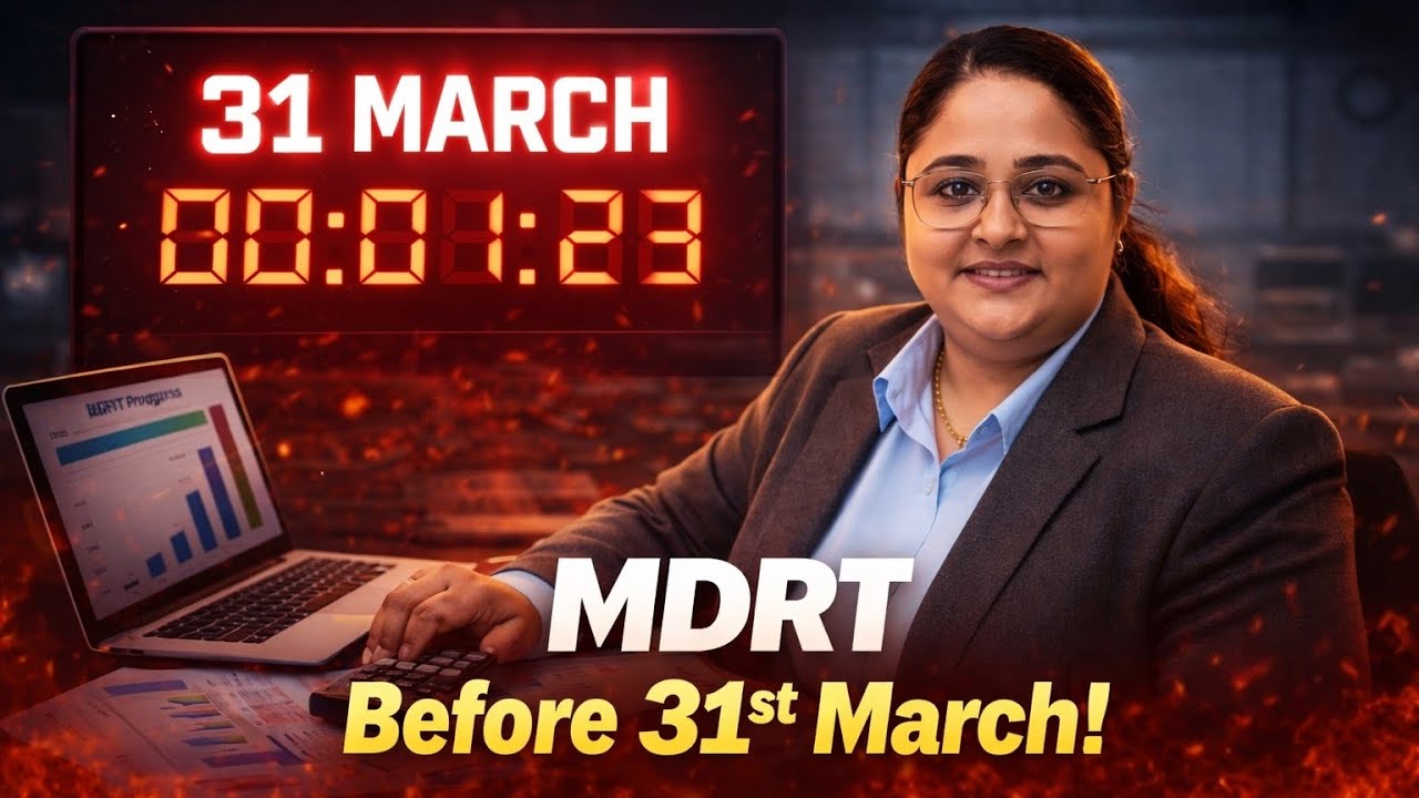 MDRT Before 31st March | Final Countdown Strategy for LIC & Financial Advisors 