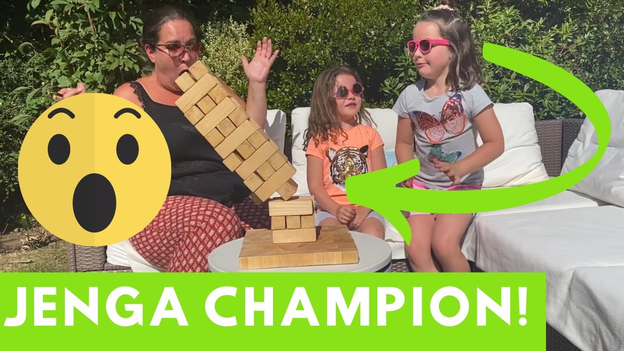JENGA CHAMPION!!