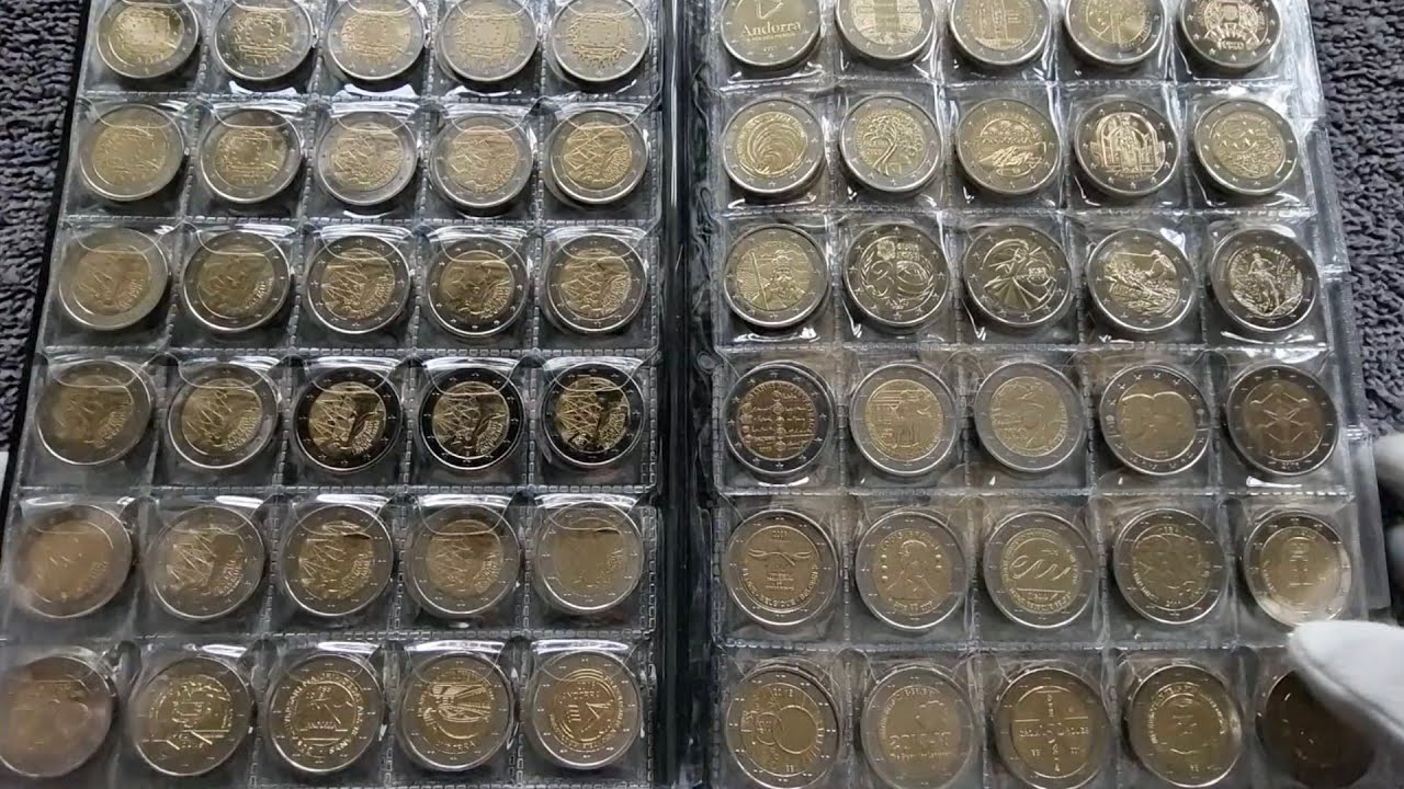 2 euro's coin Collection!! 20th Anniversary of Commemorative euro coins.