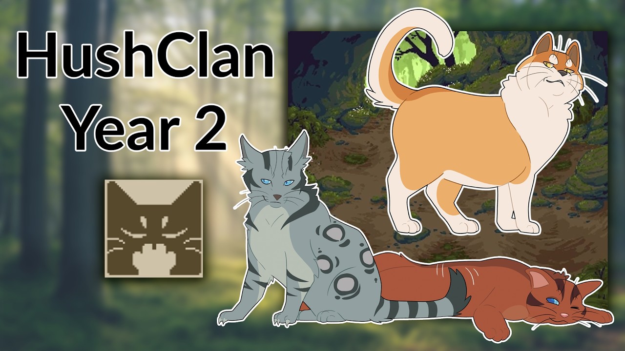 HushClan - Year 2 (ClanGen Speedpaint)
