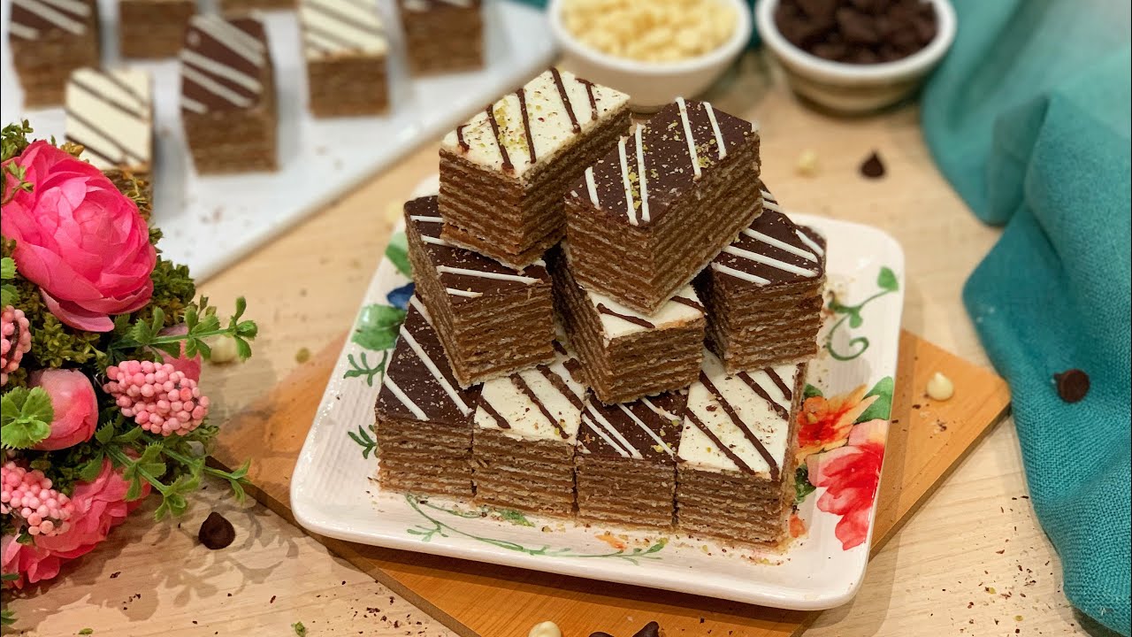 آموزش شیرینی میکادو(شیرینی عید) با تمام نکات | (Mikado Wafer (Persian Wafer