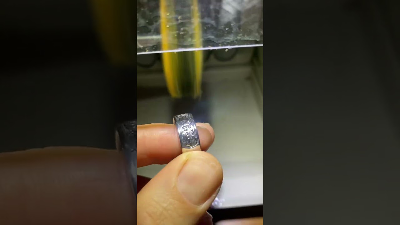 Полировка серебряного кольца 1. Polish a silver ring
