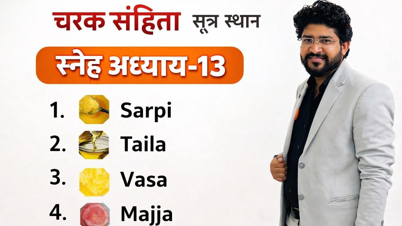 Sneha Adhayaya Part-5 Pravara Madhyama Avara Sneha Matra Explained |Rog Rogi&  Benefits | charak 