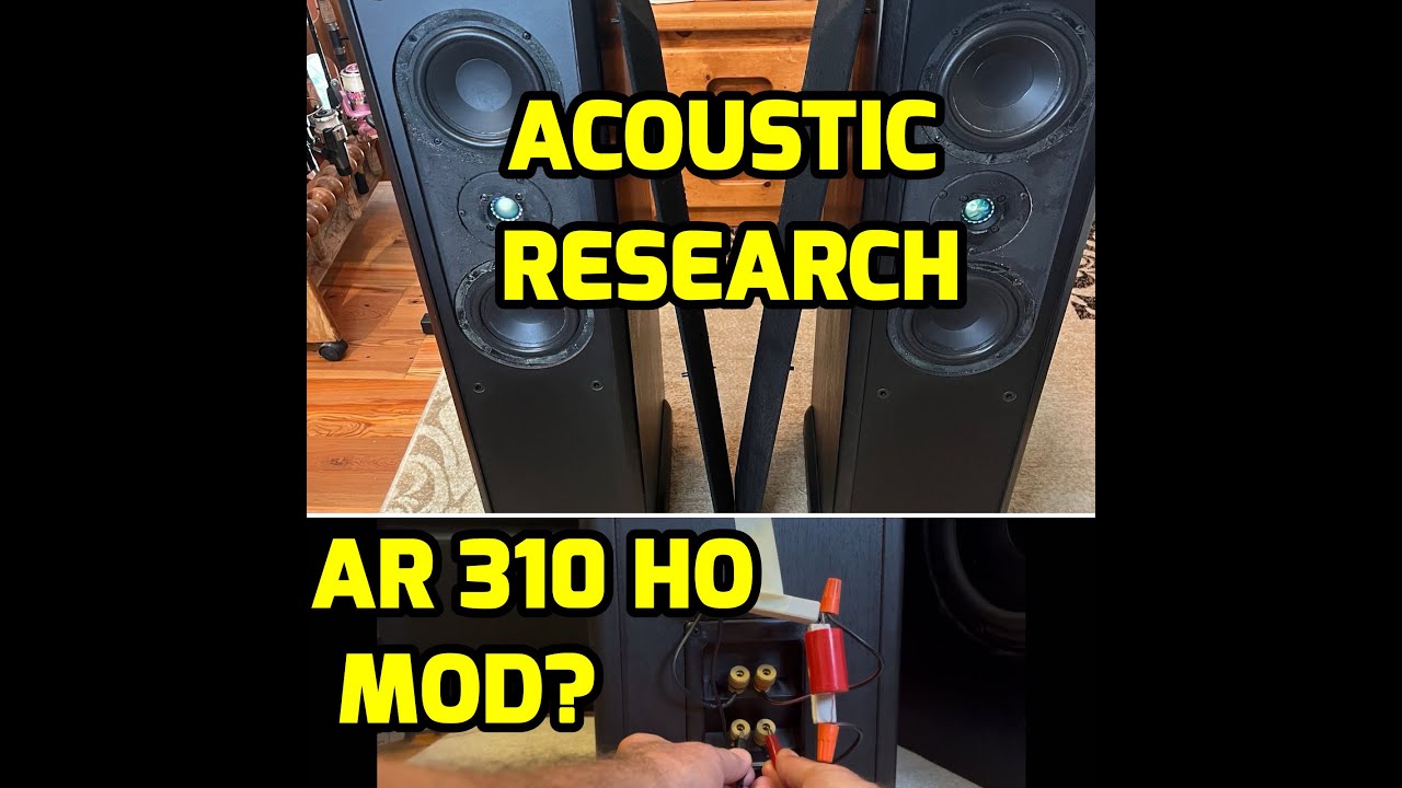 Acoustic Research AR 310 HO Speakers Refurbished with a Mod? Plastic Surrounds?