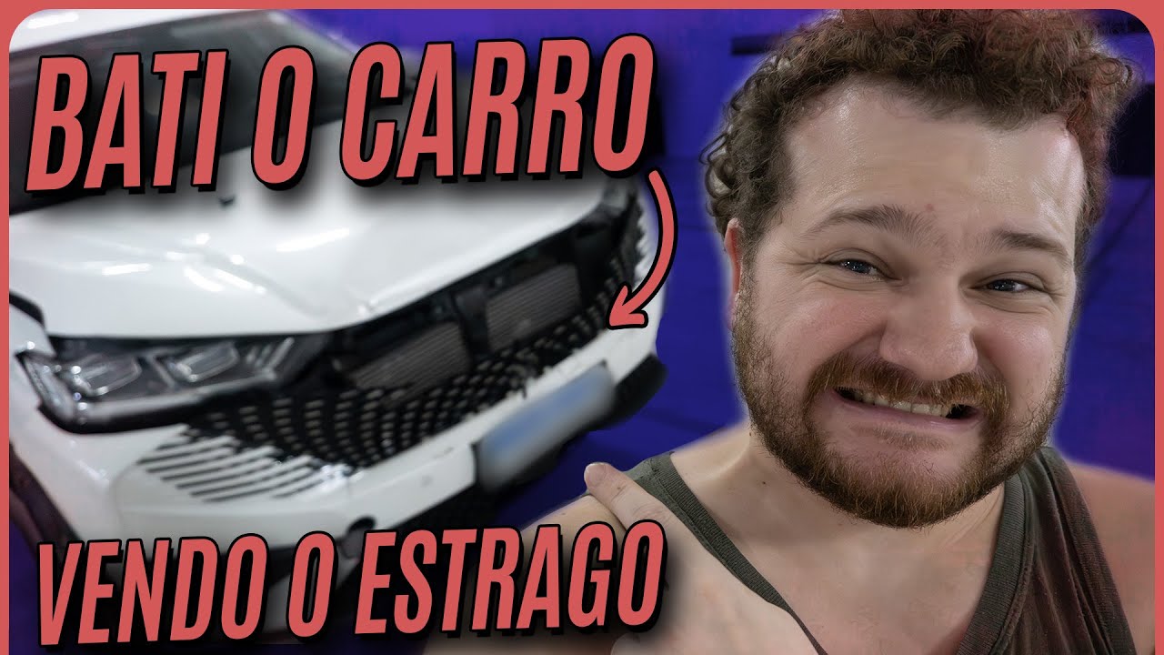 Sofri um acidente - Engavetamento com 5 carros - Analisando o estrago 🤦‍♂️🤦‍♂️