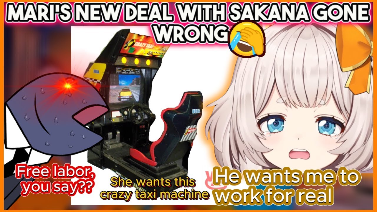 MariMari_EN Tries to Make a New Deal With Sakana, But Ends Up Becoming His ‘Slave’ (free labor) 🤣🤣