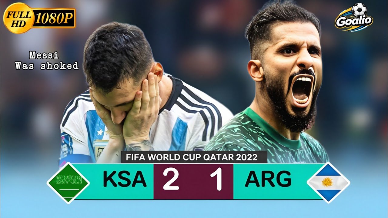 SHOCKING ! Saudi Arabia 2-1 Argentina |Biggest Upset in World Cup History