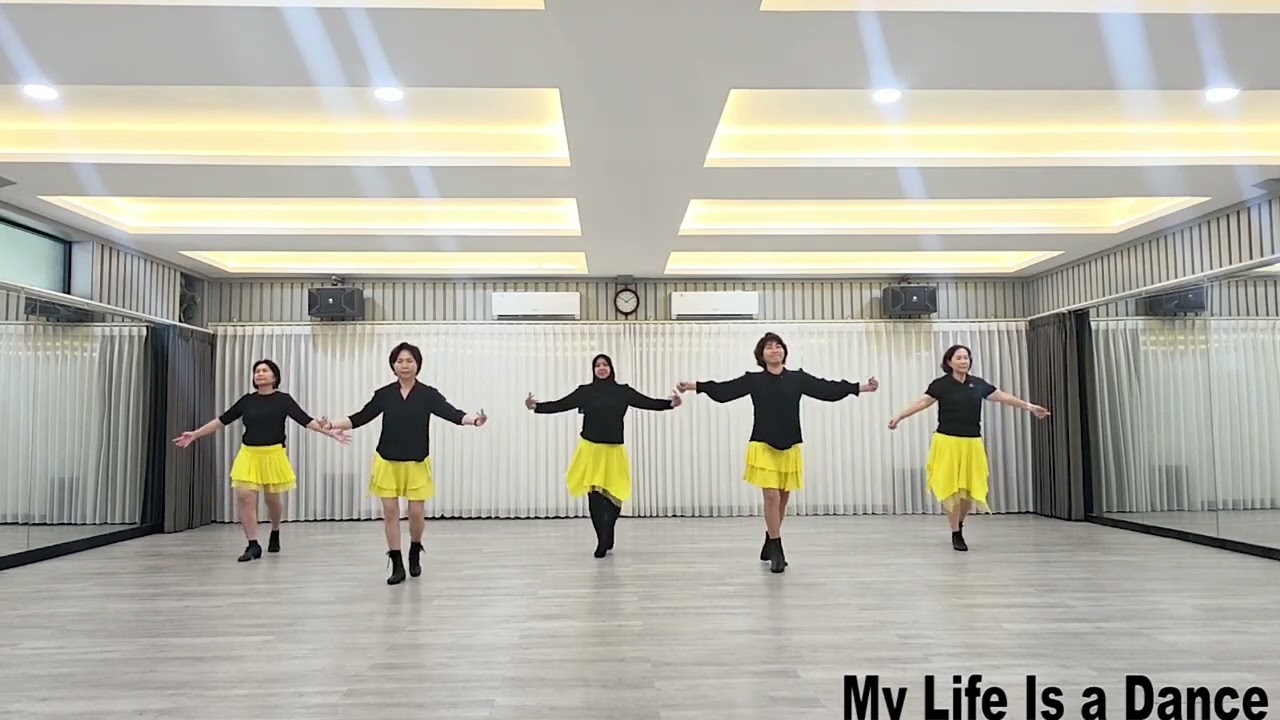 My Life Is a Dance - Linedance||High Beginner||Demo by Karinda.