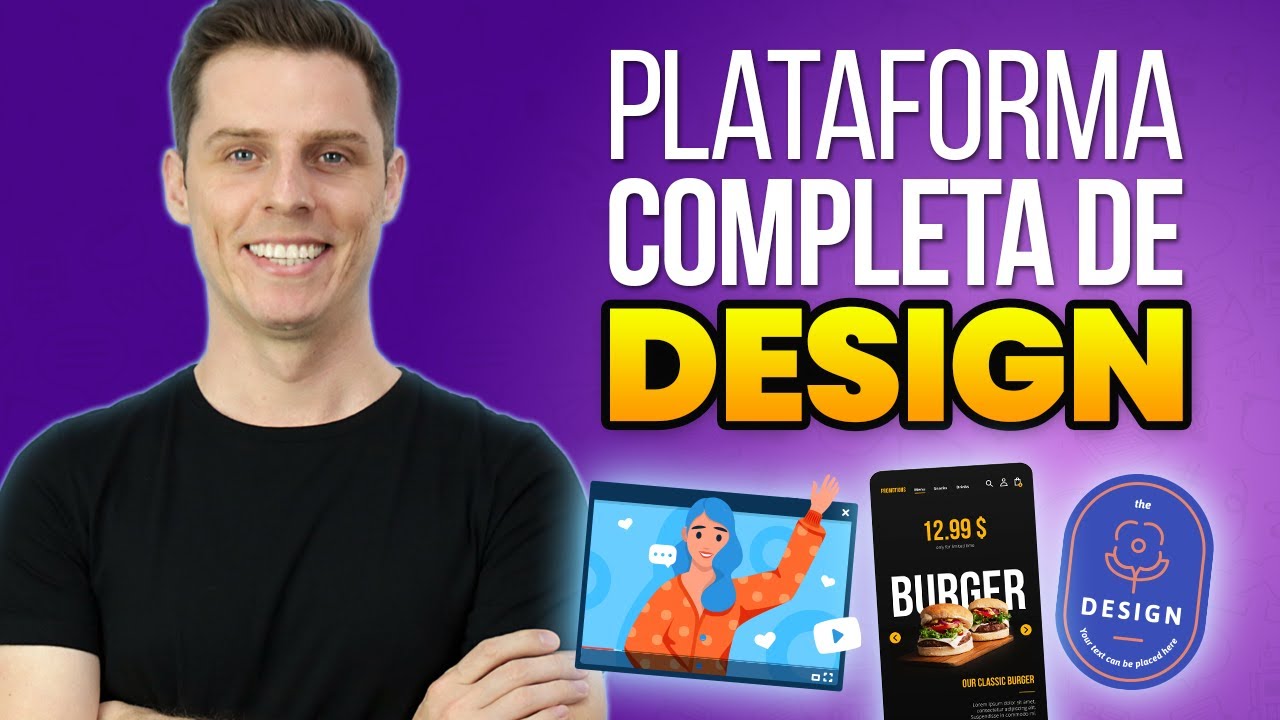 😄 Mais Fácil IMPOSSÍVEL! Crie Vídeos, Logos, Intros, Sites e Muito mais | Plataforma Tudo-em-um!