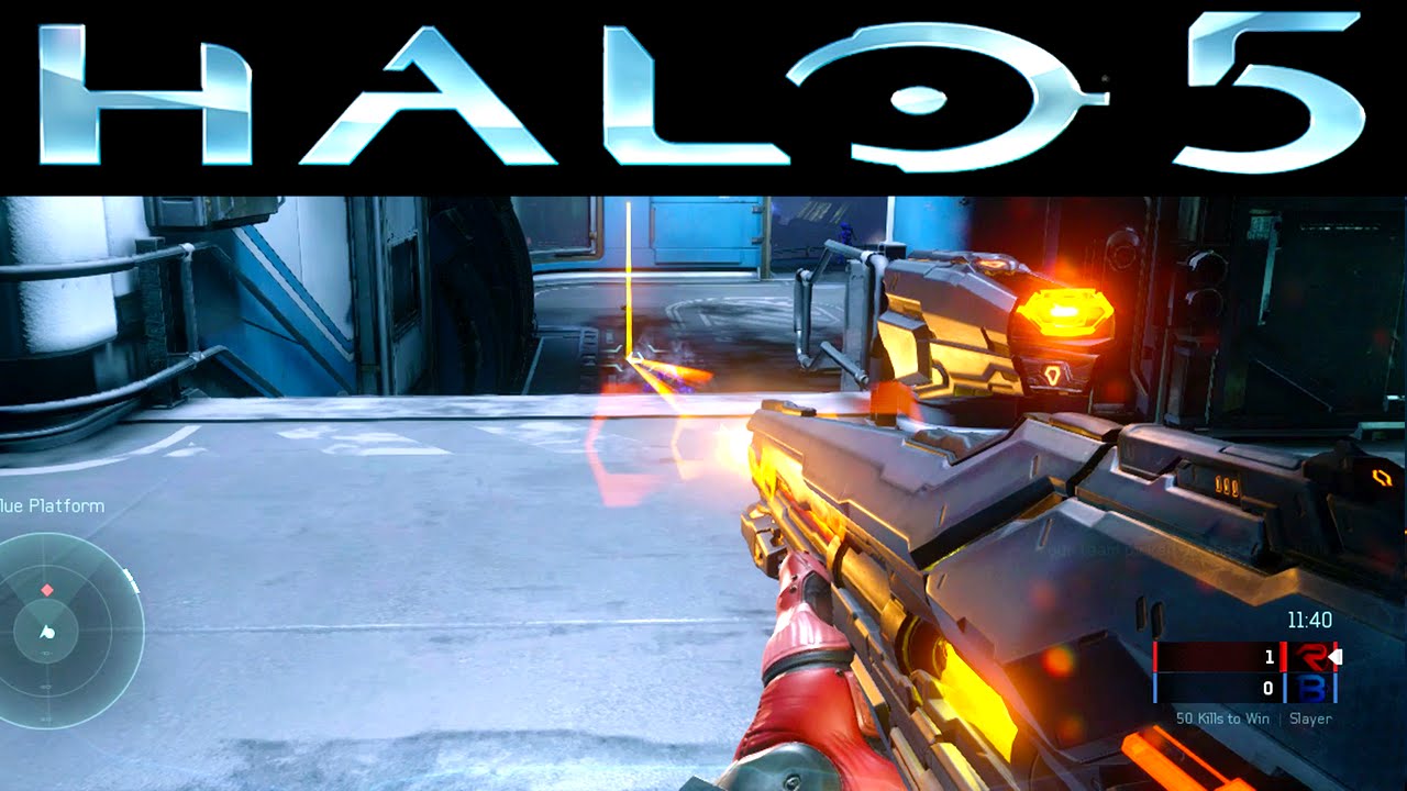 Halo 5 BETA Gameplay - EDEN Light Rifle, Energy Sword (Halo 5: Guardians Beta Gameplay)