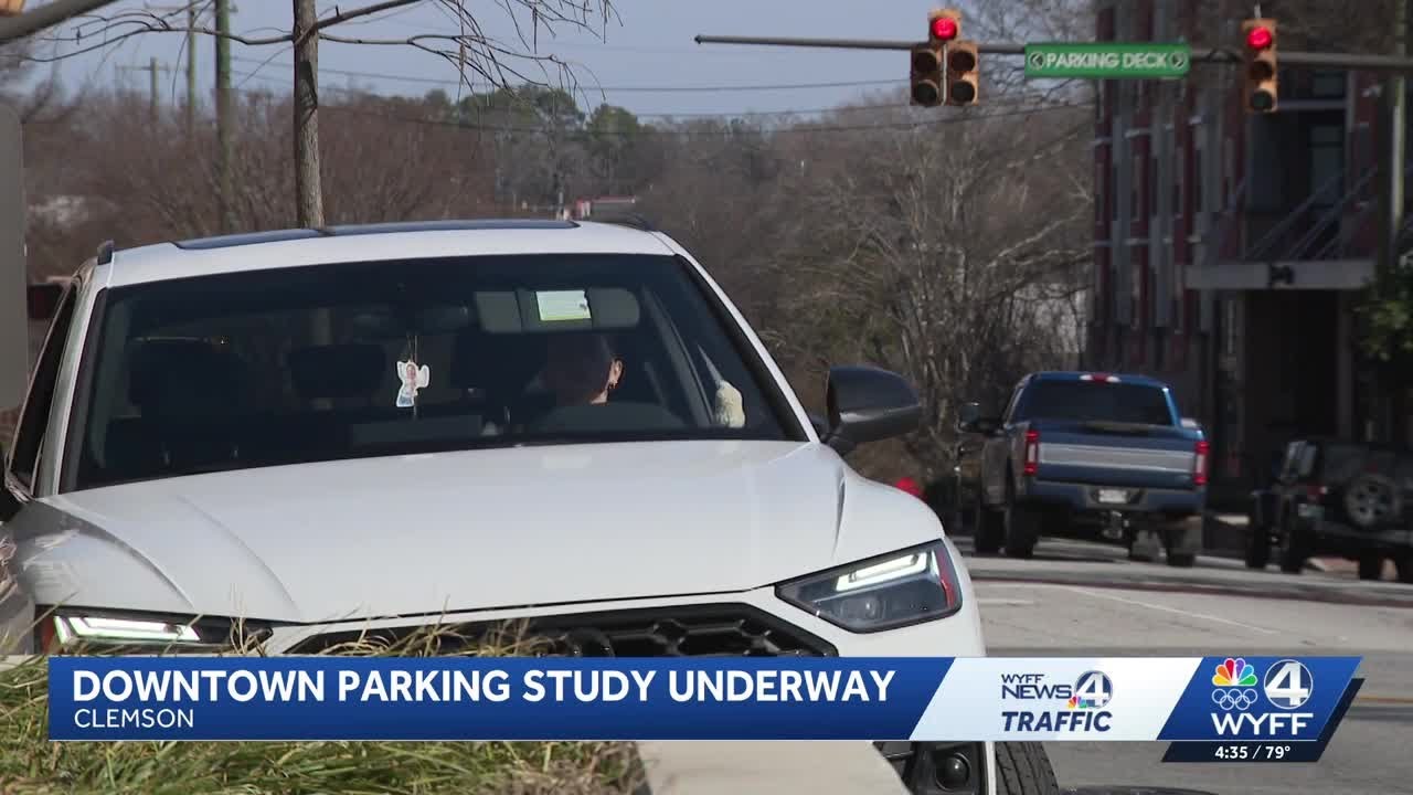 Downtown parking study in Clemson