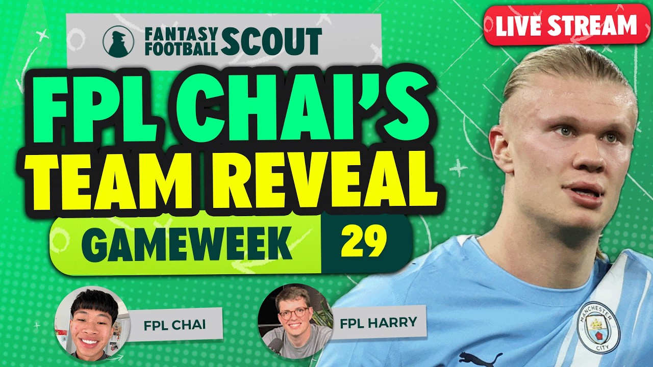 FPL CHAI'S GW29 TEAM SELECTION! 🔥 | FT FPL HARRY! |  Fantasy Premier League Tips 2025/26