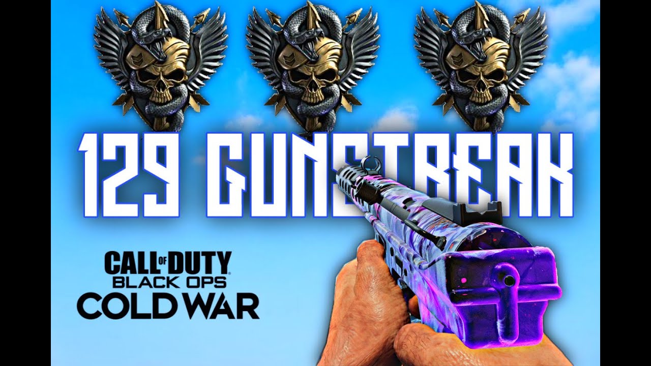 129 GUNSTREAK W/ TEC 9 | COLD WAR BEST TEC 9 CLASS SETUP