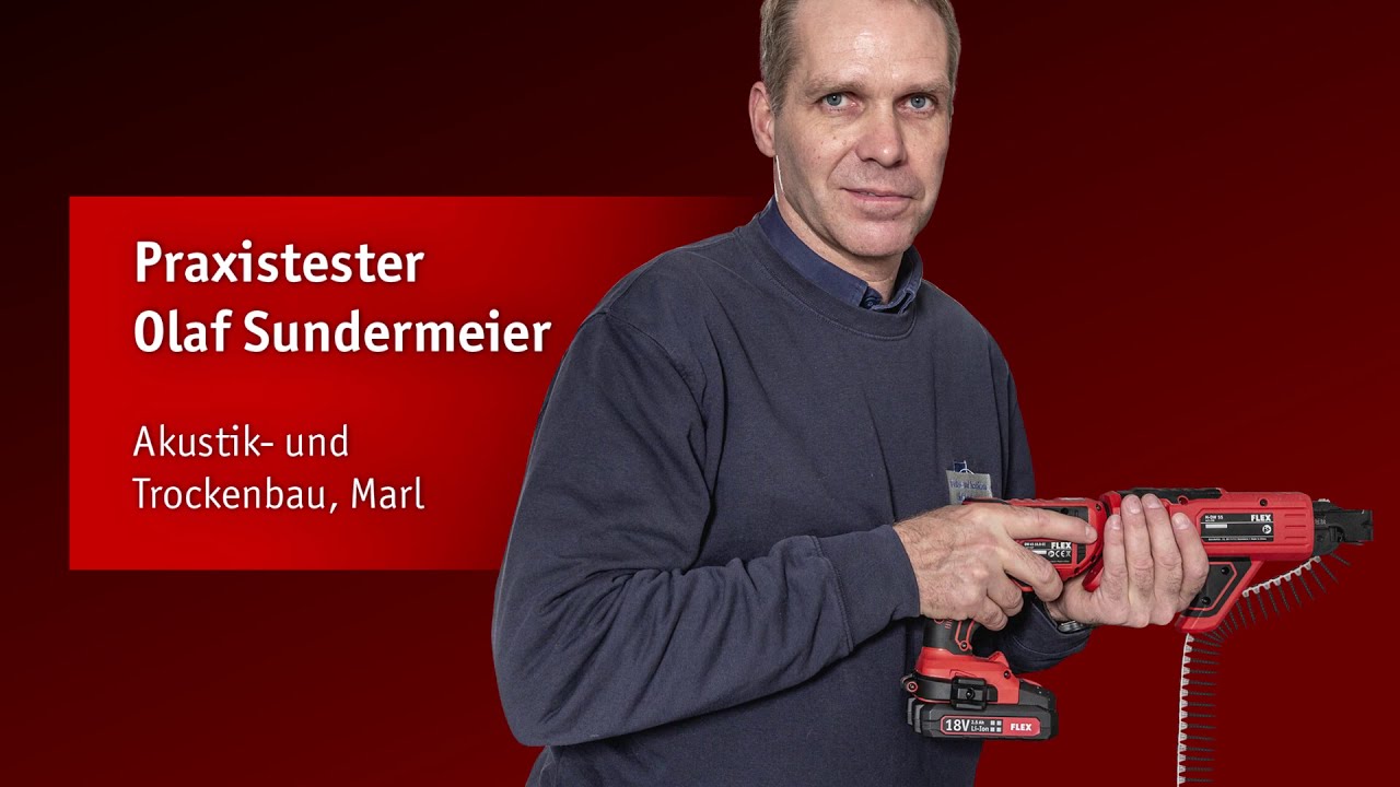 Praxistest &ndash; Trockenbauschrauber DW 45 18.0-EC