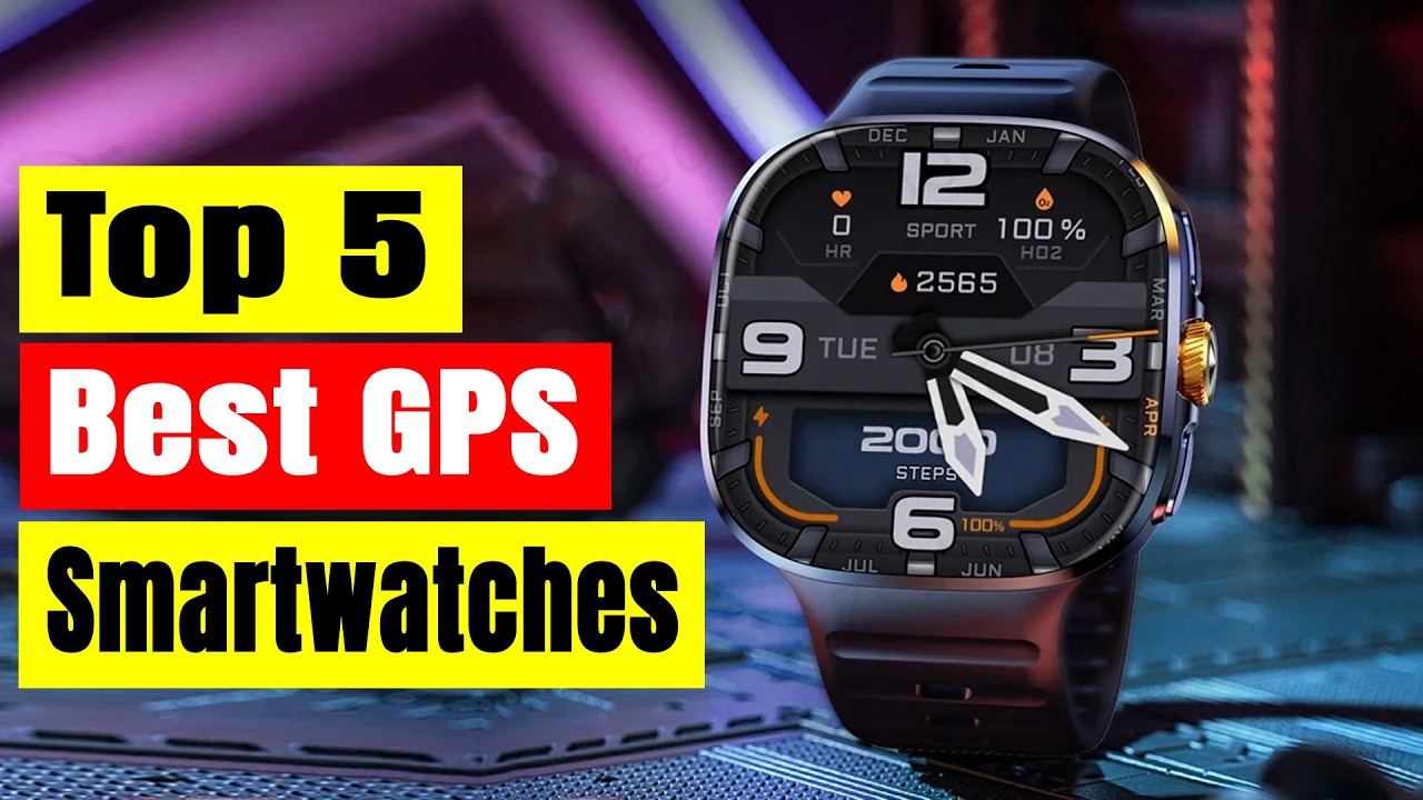 Top 5 Best GPS Smartwatches 2026 | AMOLED, 5ATM, Military & 4G Smart Watch Picks