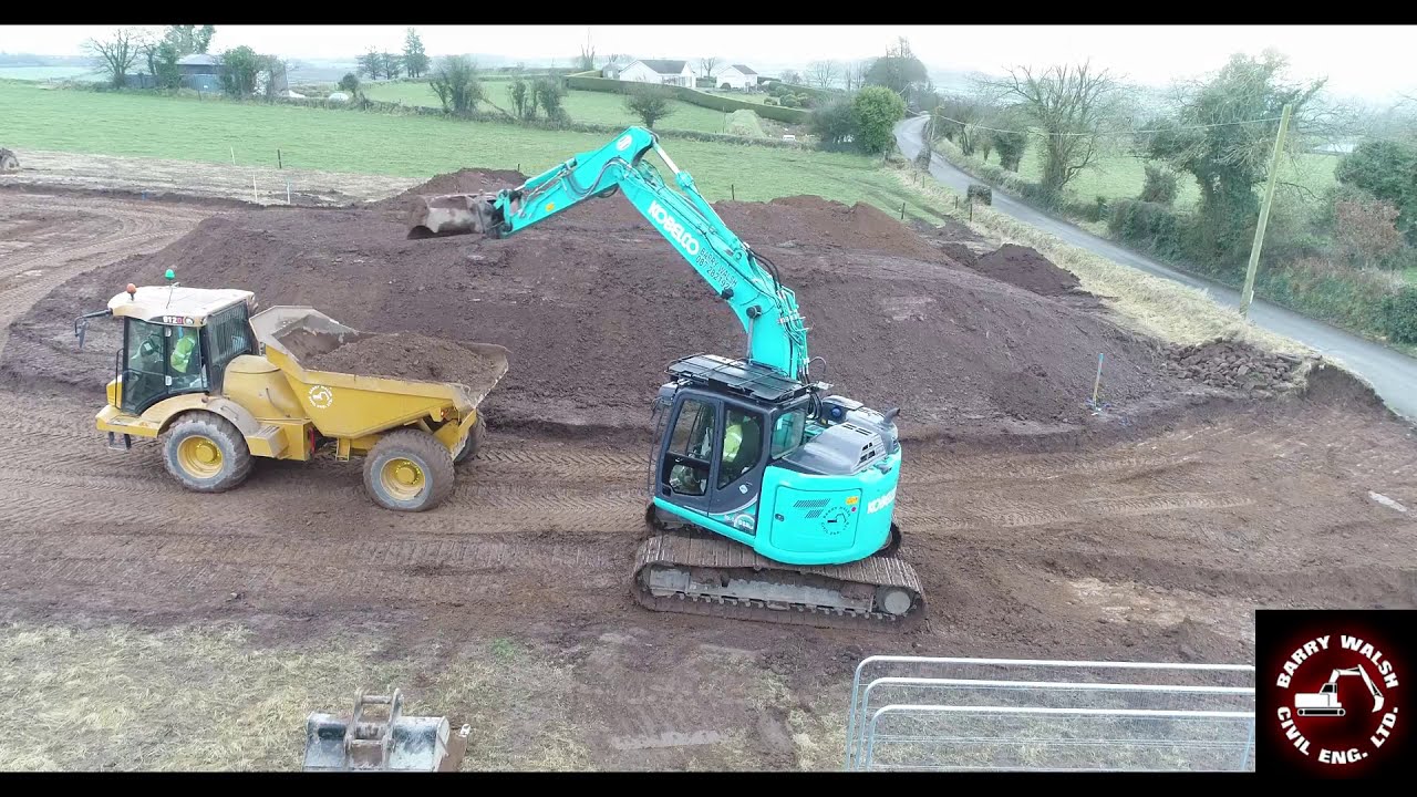 Excavation & Precision Grading for Passive House Base