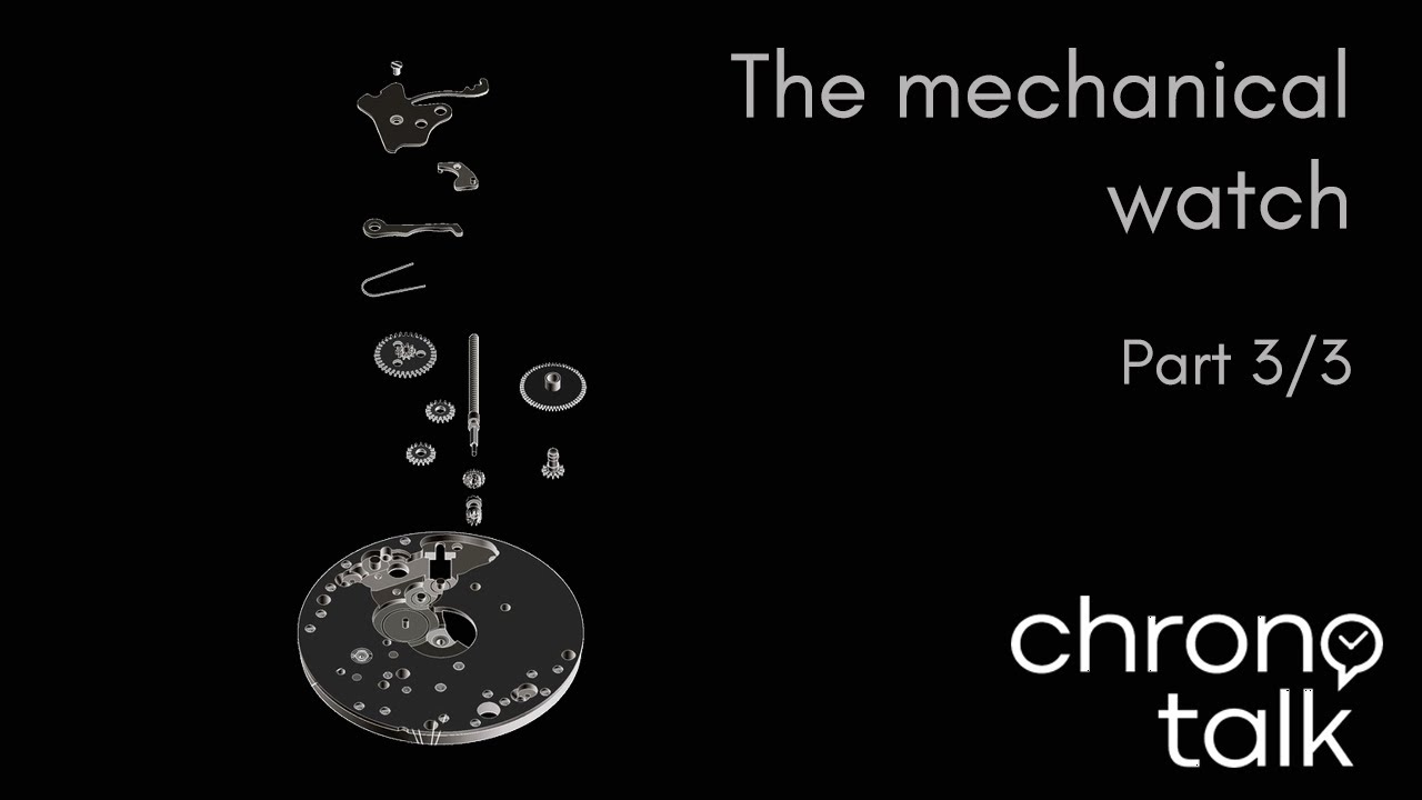 [EN] How the mechanical watch works - Part 3/3: The minutes and hours work, and the keyless system