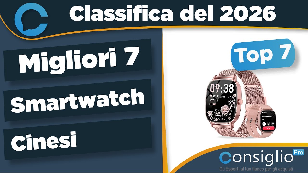 Migliori smartwatch cinesi Qualità Prezzo 2026