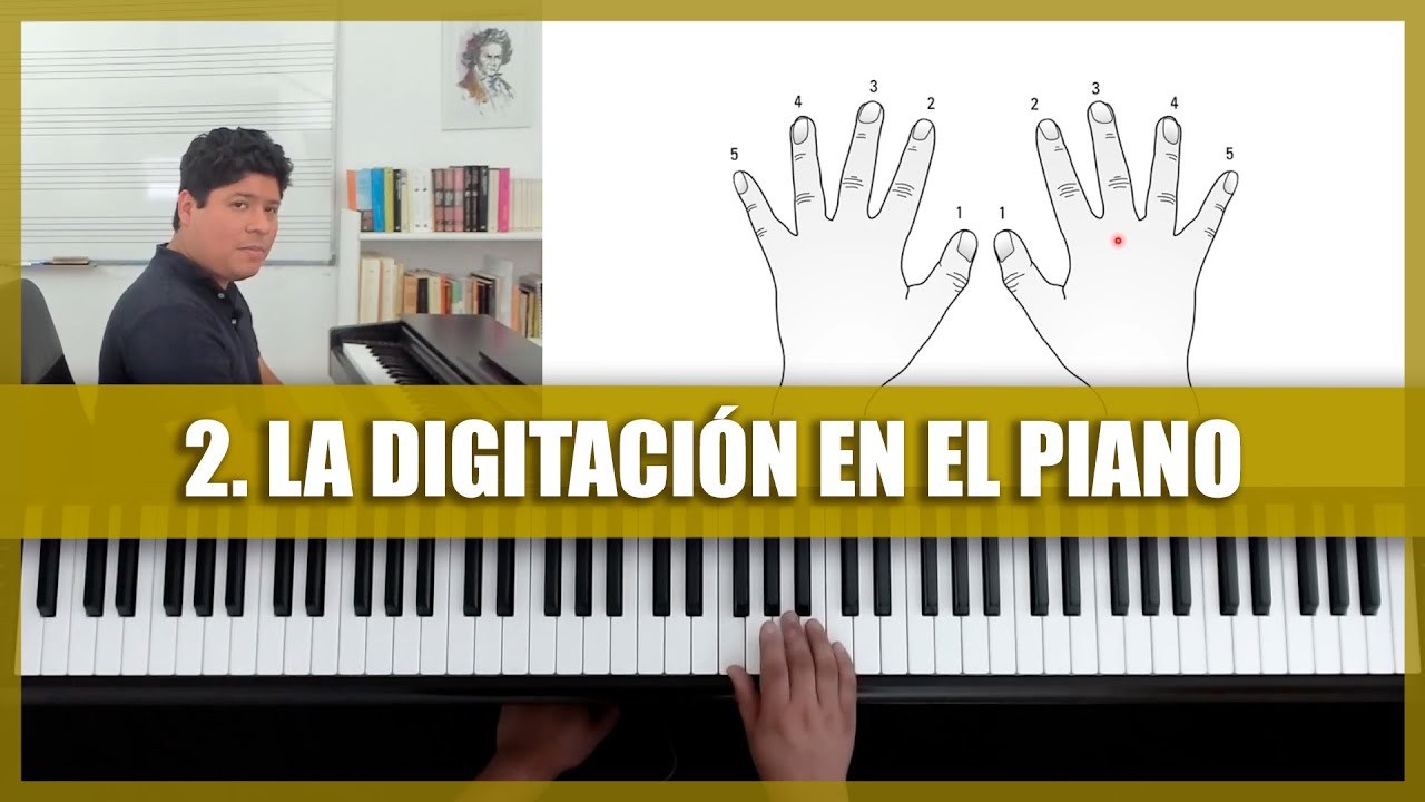 2. CURSO COMPLETO DE PIANO 🎹: LA DIGITACI&Oacute;N EN EL PIANO