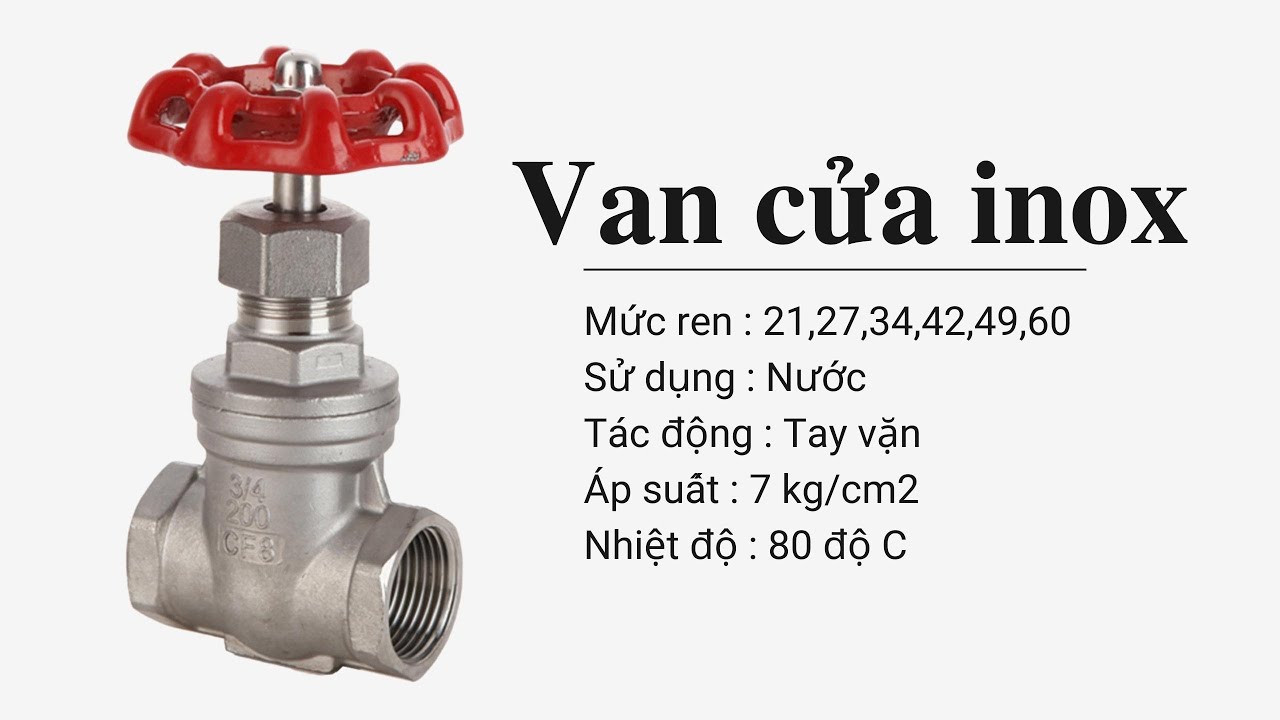 🌏Van cửa inox 304