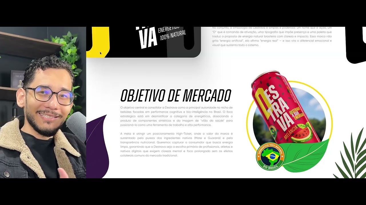 Destrava Energy Drink - Apresentação de marca
