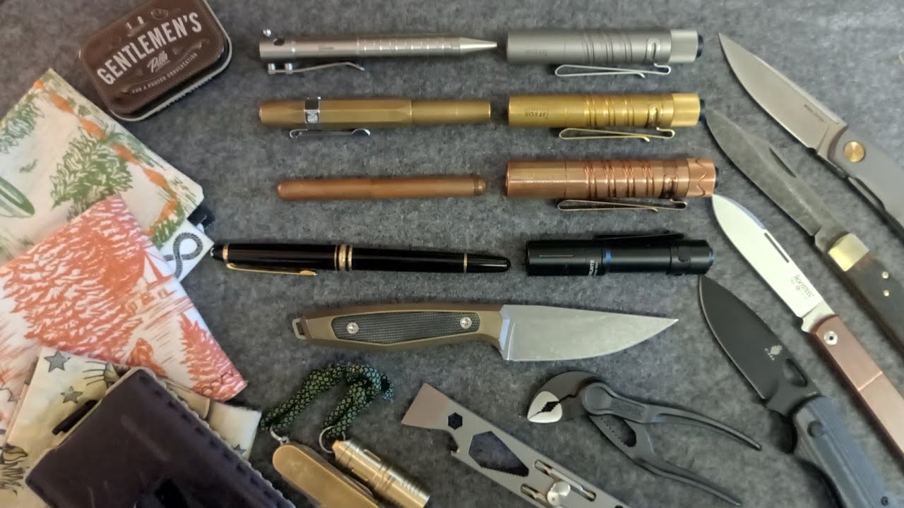 urban edc Rotation // Every Day Carry // Titanium / Brass / Copper / Black