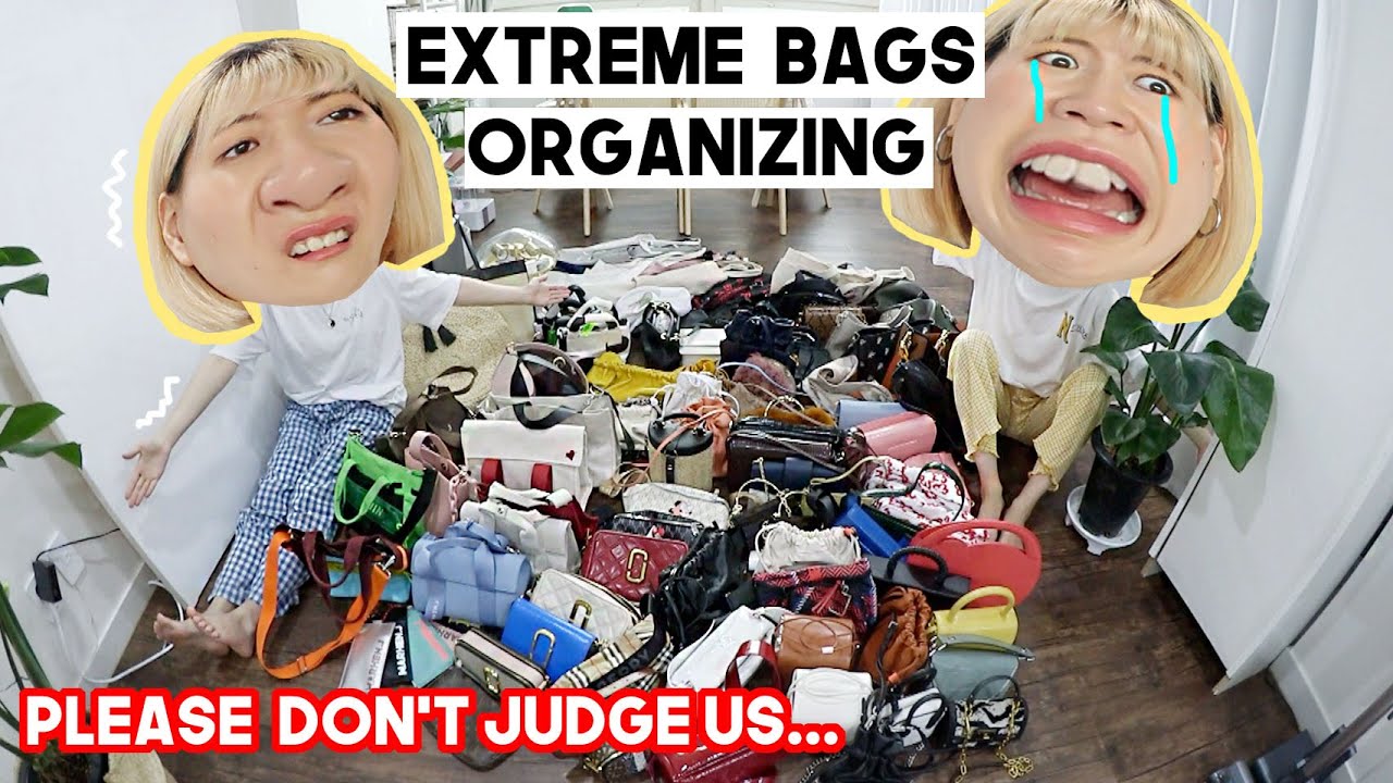 EXTREME Bags Closet Organizing (Please don’t judge us…lol) | Q2HAN