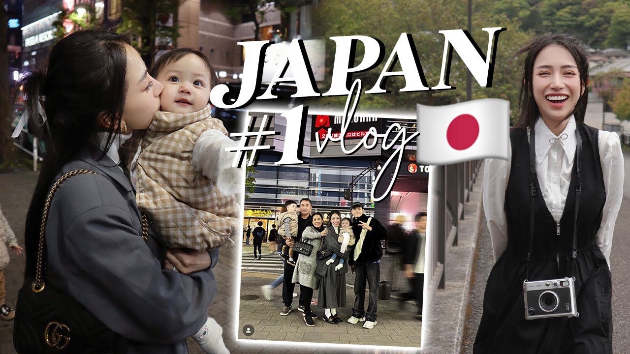 (PART 1) JAPAN VLOG 🇯🇵 Lần đầu cả nhà đi Nhật , ghé thăm Seaworld, Núi Phú Sĩ, Universal, Shibuya⛩️🍣