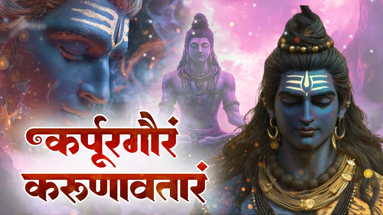 Karpur Gauram Karunavataram | कर्पूर गौरम करूणावतारम | Powerful Shiv Mantra | Shivaratri Special