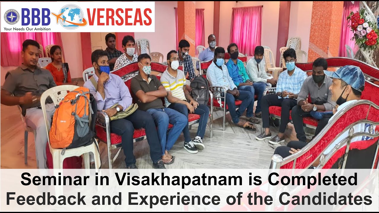 Seminar in Visakhapatnam Andhra Pradesh Completed l Feedback Experience Comments of the Candidates