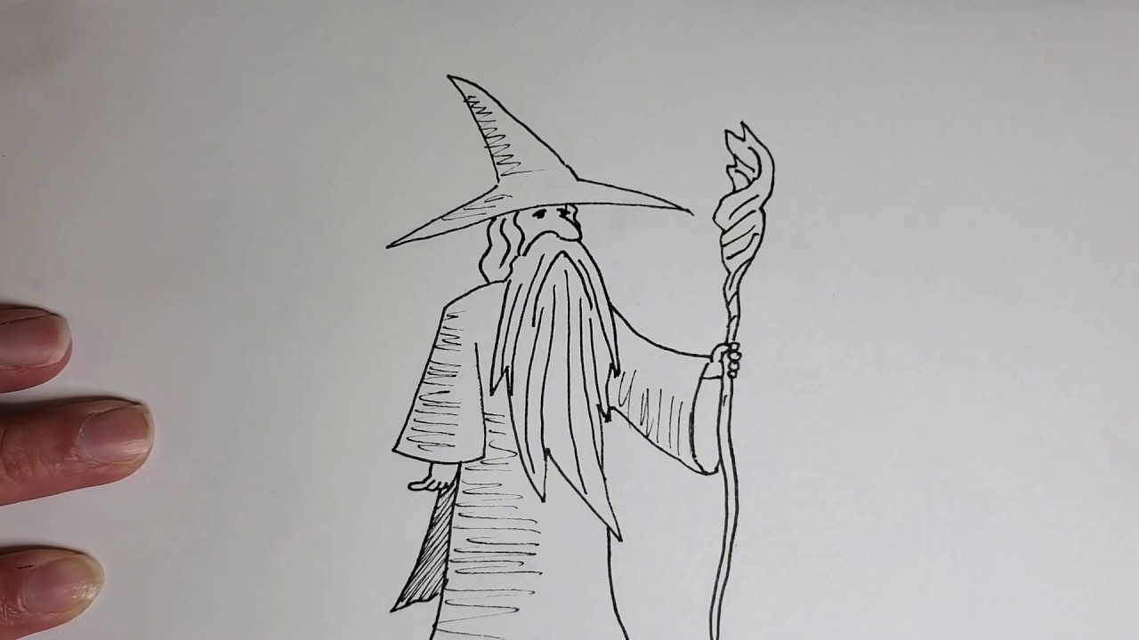 How to draw 62: Gandalf