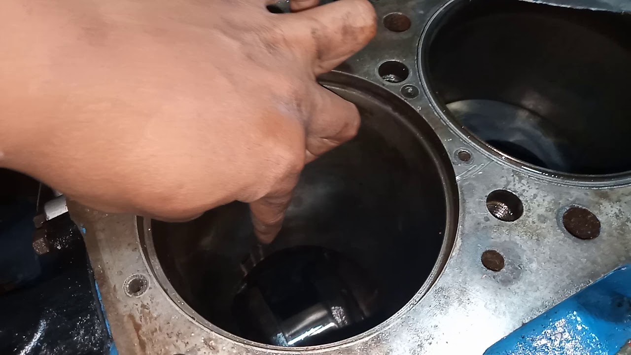 akibat oli mesin fuso D16 bercampur air