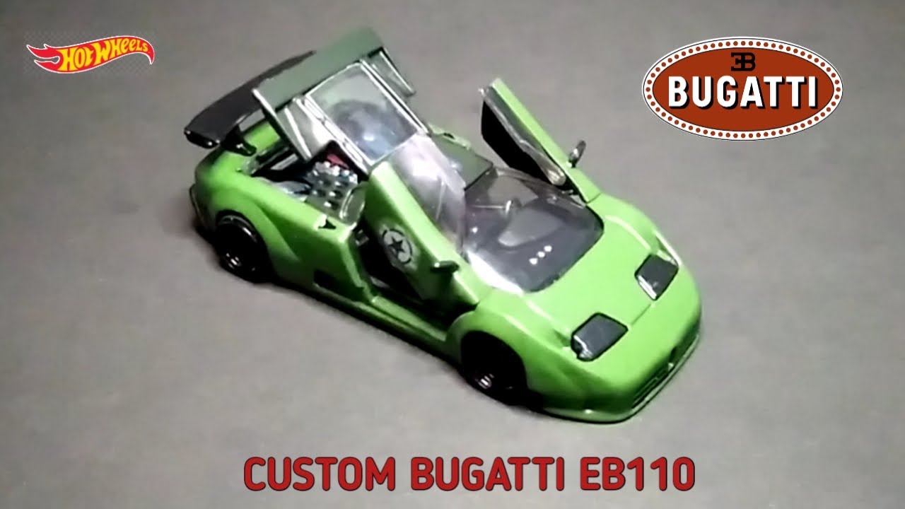 HOT WHEELS CUSTOM WIDEBODY BUGATTI EB110